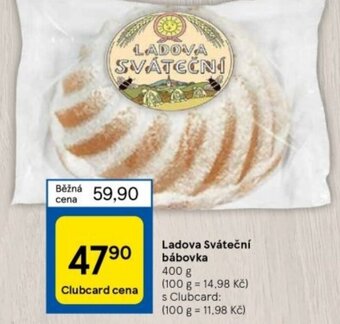 Tesco Ladova Sváteční bábovka nabídka