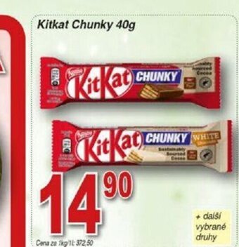Hruška Kitkat Chunky 40g nabídka
