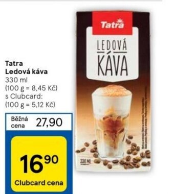 Tesco Tatra Ledová káva nabídka