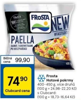Tesco FROSTA Hotové pokrmy nabídka
