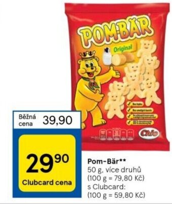 Tesco Pom-Bär** nabídka