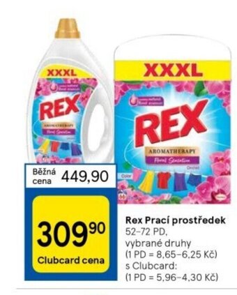 Tesco Rex Prací prostředek nabídka