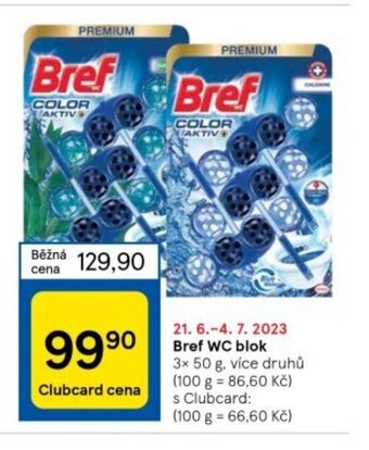 Tesco Bref WC blok nabídka