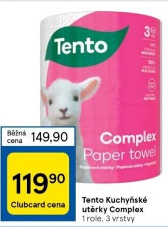 Tesco Tento Kuchyňské utěrky Complex nabídka