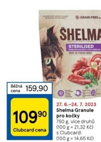 Tesco Shelma Granule pro kočky nabídka