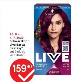 Tesco Schwarzkopf Live Barva na vlasy nabídka