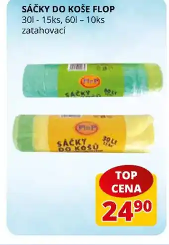 Flop SÁČKY DO KOŠE FLOP 301 - 15ks, 601 - 10ks zatahovací nabídka