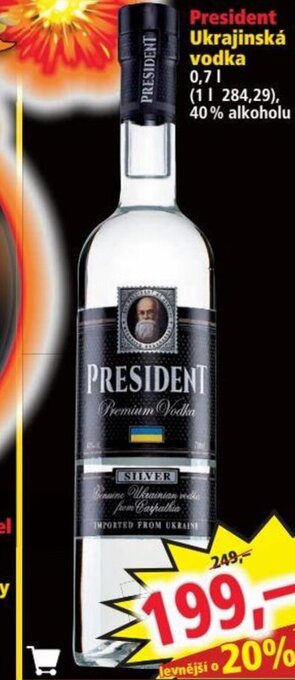 Norma President Ukrajinská vodka nabídka