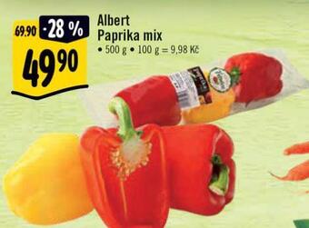 Albert Paprika mix nabídka