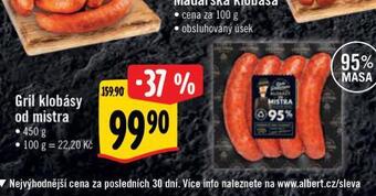 Albert Gril klobásy od mistra nabídka