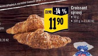 Albert Croissant sýrový nabídka