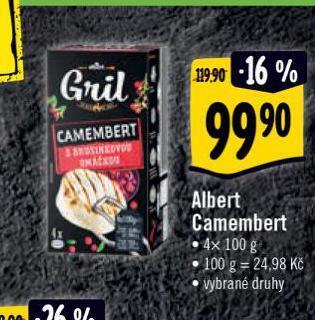 Albert Camembert nabídka