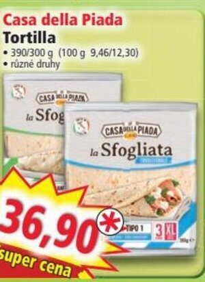 Norma Casa della Piada Tortilla nabídka