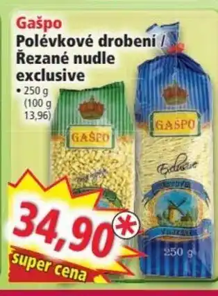 Norma Gašpo Polévkové drobení / Řezané nudle exclusive nabídka