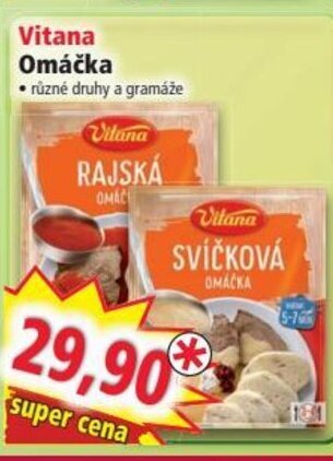 Norma Vitana Omáčka nabídka