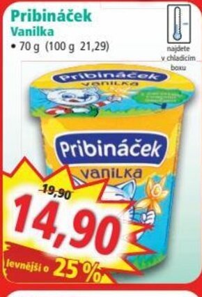 Norma Pribináček Vanilka nabídka