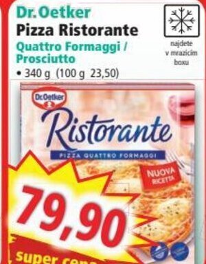 Norma Dr. Oetker Pizza Ristorante Quattro Formaggi / Prosciutto nabídka