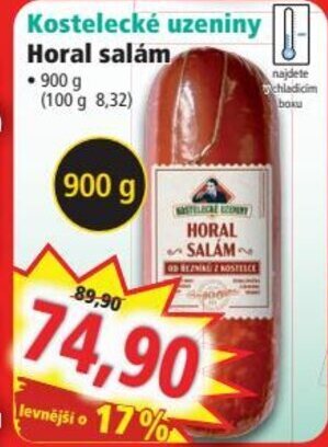 Norma Kostelecké uzeniny Horal Salam nabídka