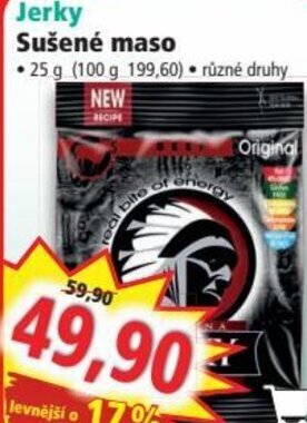 Norma Jerky Sušené maso nabídka