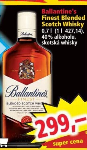 Norma Ballantine's Finest Blended Scotch Whisky nabídka