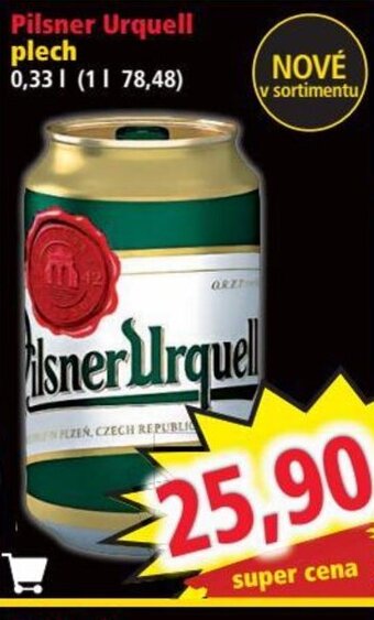 Norma Pilsner Urquell Plech nabídka