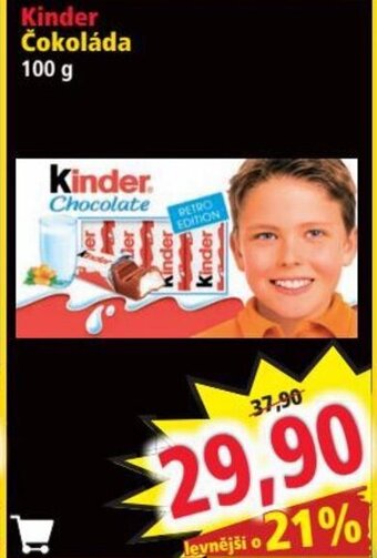 Norma Kinder Čokoláda nabídka
