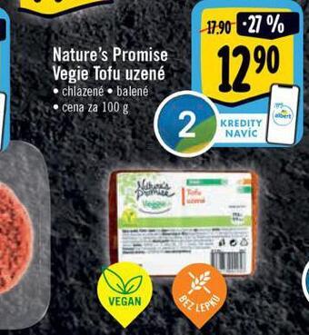 Albert Veggie tofu uzené nabídka