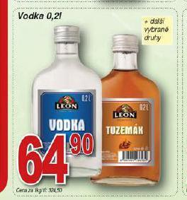 Hruška Vodka nabídka