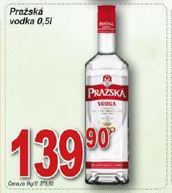 Hruška Pražská vodka nabídka