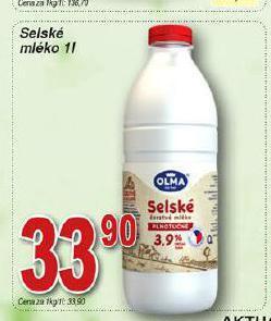Hruška Selské mléko nabídka