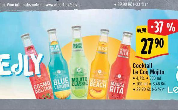 Cocktail le coq mojito nabídky v Albert