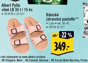 Albert Dámské zdravotní pantofle nabídka