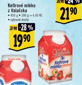 Albert Kefírové mléko z valašska nabídka
