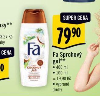 Albert Fa sprchový gel nabídka