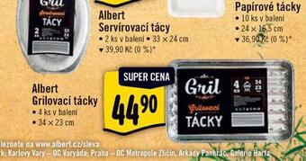 Albert Grilovací tácky nabídka