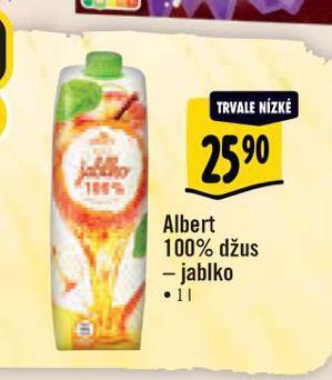 Albert 100% džus nabídka