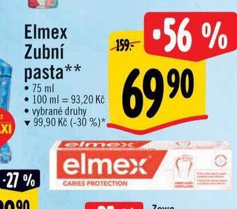 Albert Elmex zubní pasta nabídka