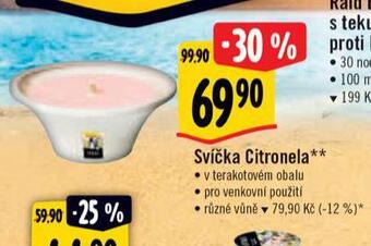Albert Svíčka citronela nabídka