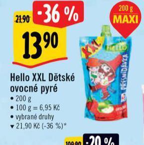 Albert Hello dětské ovocné pyré nabídka