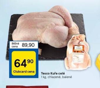 Tesco Kuře celé nabídka