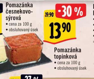 Albert Pomazánka topinková nabídka