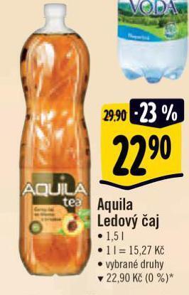 Albert Aquila ledový čaj nabídka