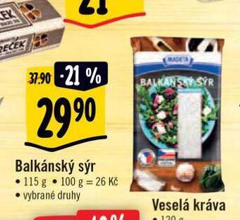 Albert Balkánský sýr nabídka