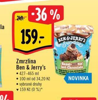 Albert Zmrzlina ben & jerry's nabídka