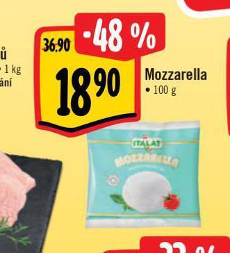 Albert Mozzarella sýr nabídka