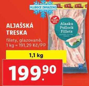 Lidl Aljašská treska, 1,1 kg nabídka