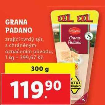 Lidl Grana padano, 300 g nabídka