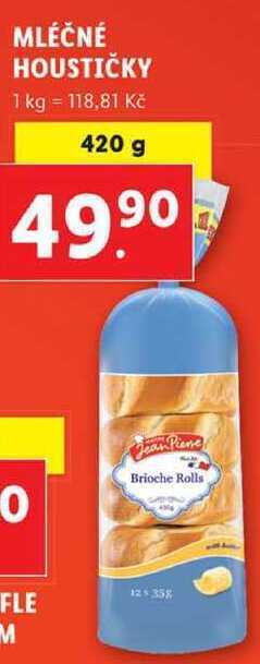 Lidl Mléčné houstičky, 420 g nabídka