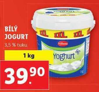 Lidl Bílý jogurt, 1 kg nabídka