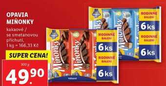 Lidl Opavia miňonky, 300 g nabídka
